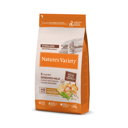 Nature's Variety Chat Healthy Grain Stérilisé 1,25kg