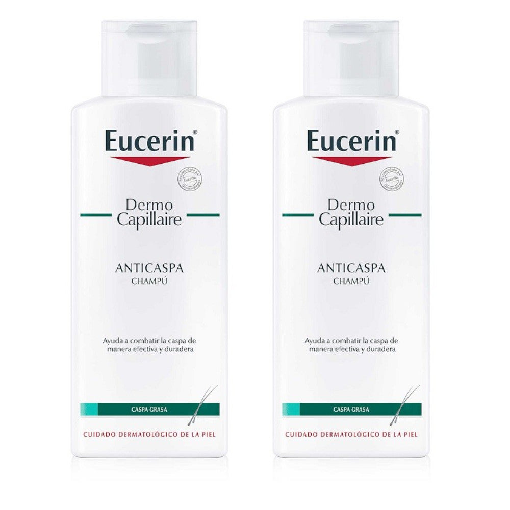 Eucerin Shampoo Antipelliculaire Dermo Capillaire Liquid 2x250ml