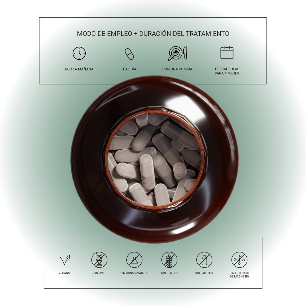 Nullure Multivitaminas Veganas All-in-One Suplemento Diario 120 Cápsulas