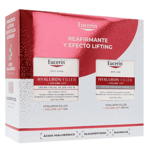 Eucerin Pack Antiedad Hyaluron-Filler + Volume-Lift 50ml + Crema de Noche 50ml