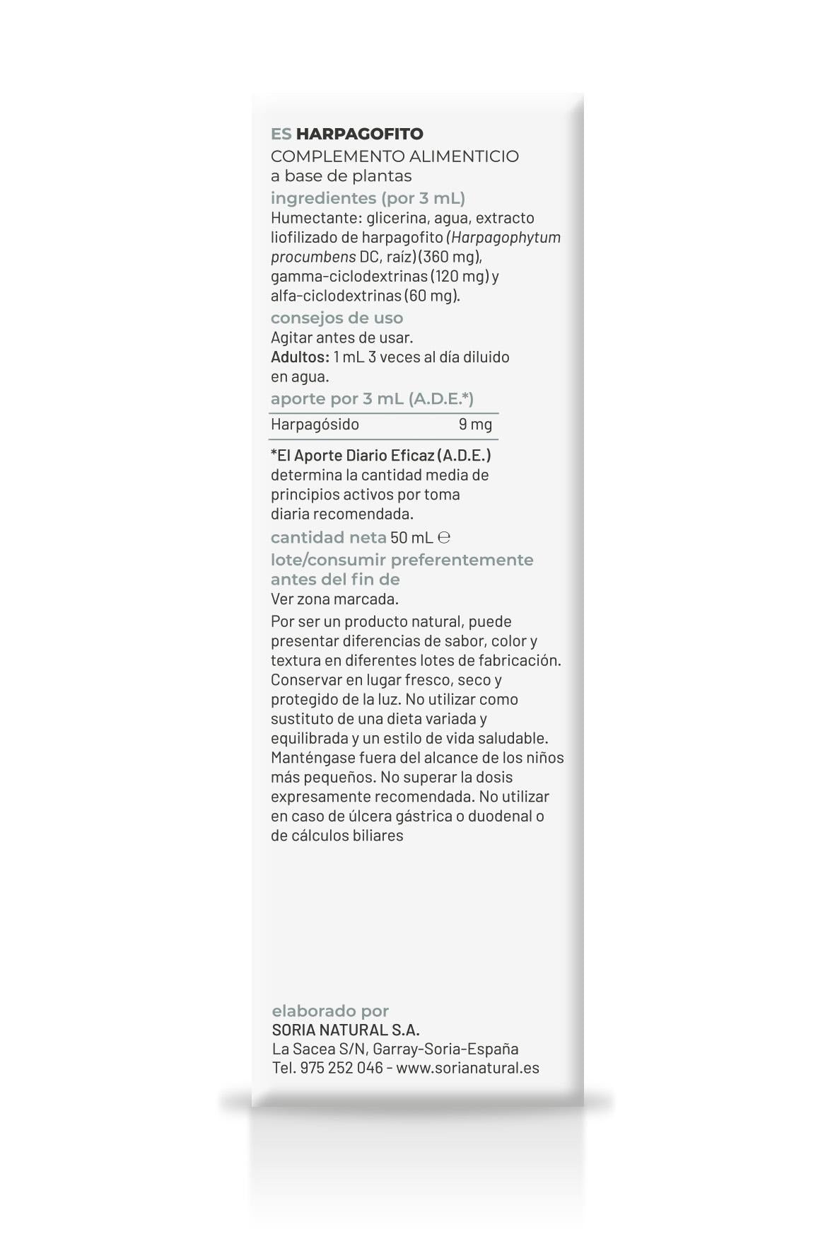 Soria Natural Extracto Harpagophito S. XXI 50 ml-5