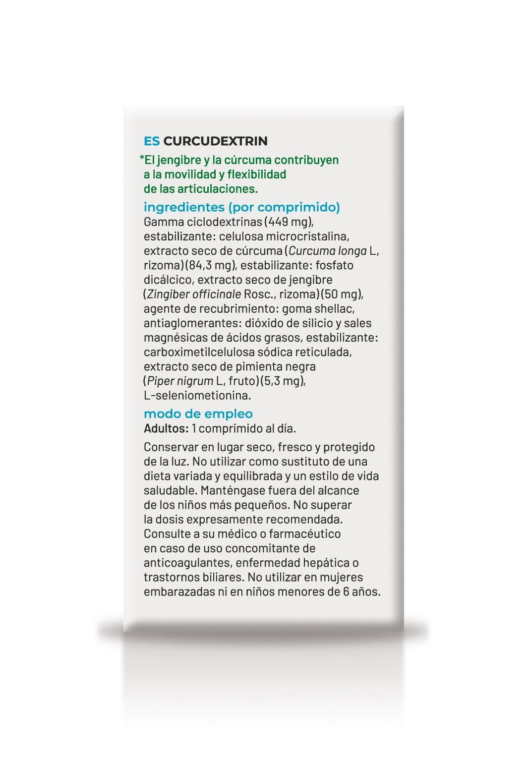 Soria Natural Curcu Dextrin 28 Tablets