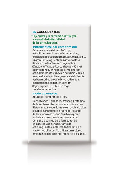 Soria Natural Curcu Dextrin 28 Tablets