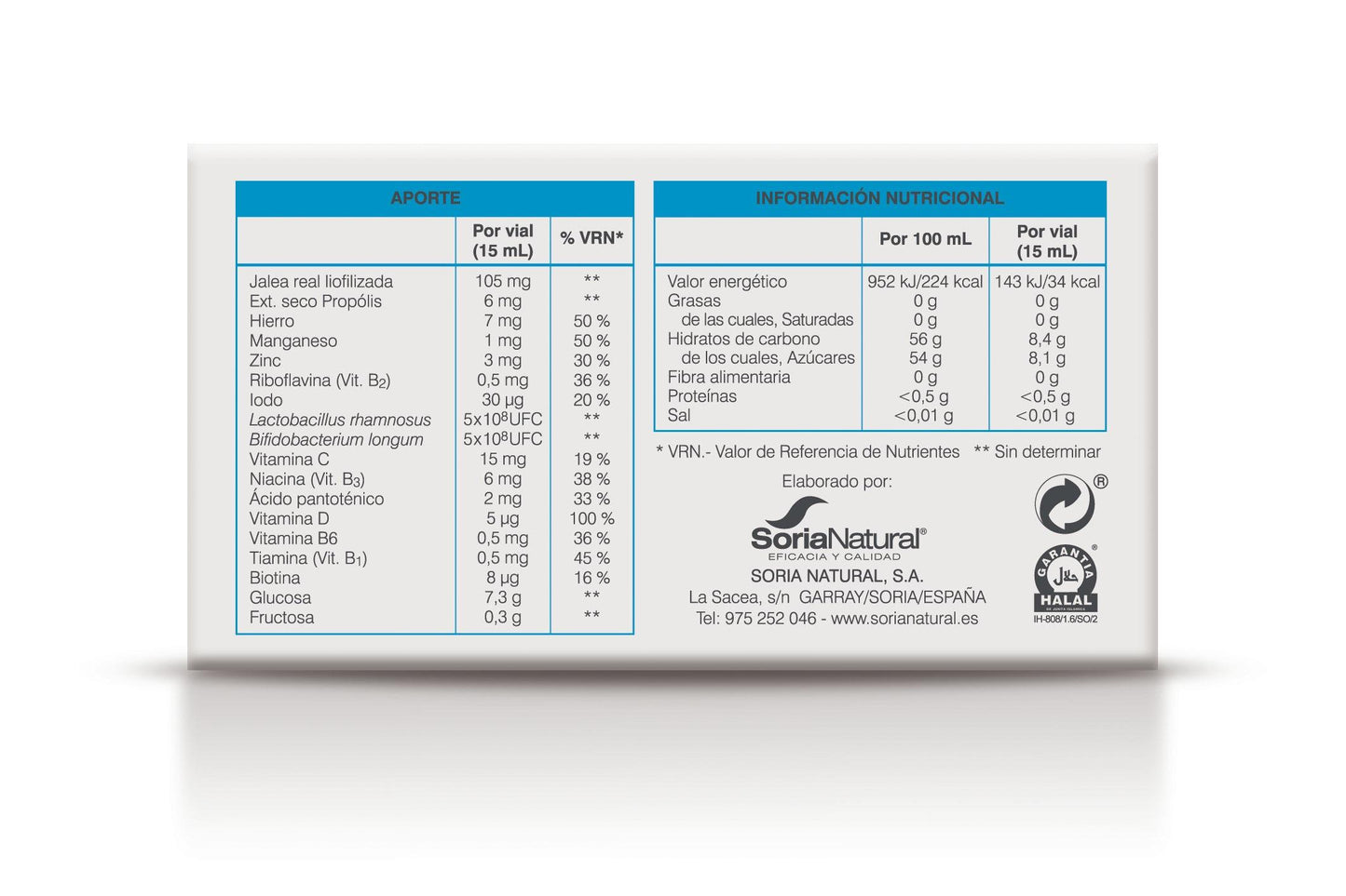 Soria Natural Fost Print Junior Fraise 15x20 Flacons