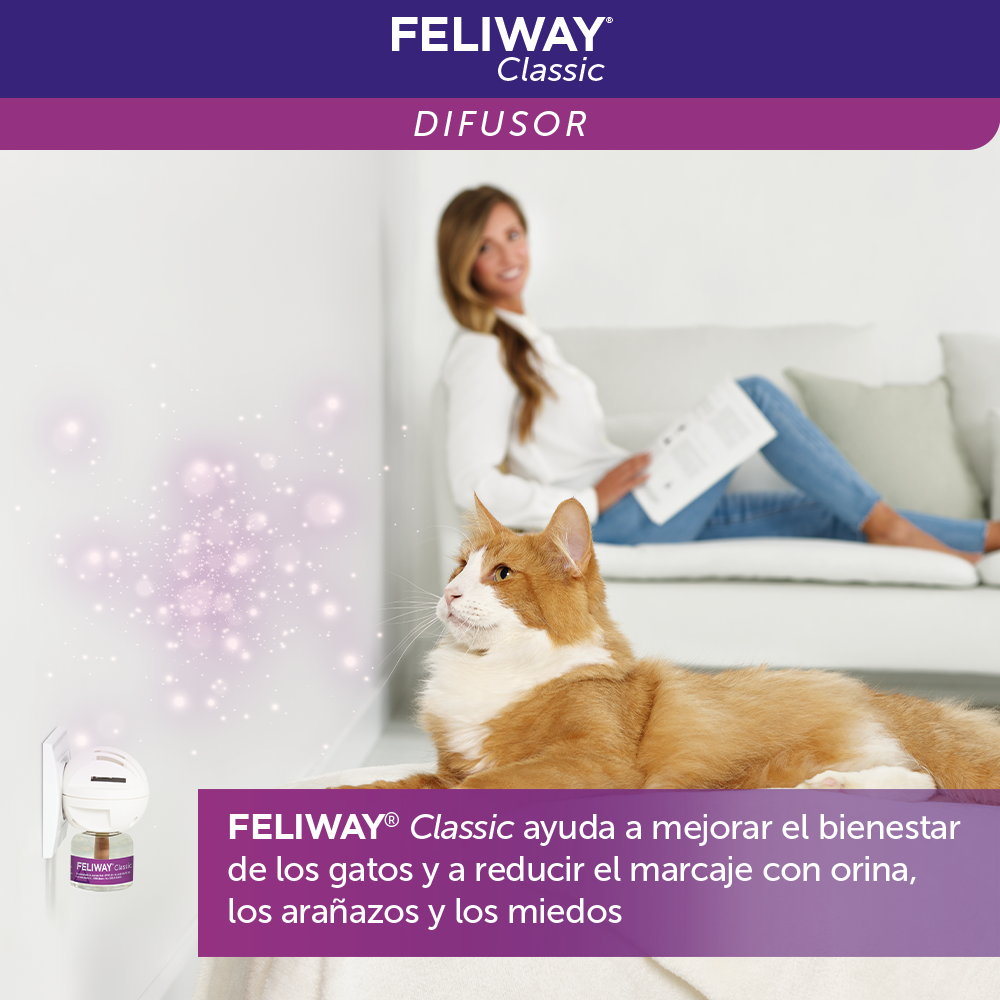 Feliway Difusor + Recarga 48ml 1 unid.