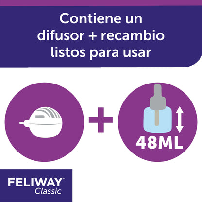 Feliway Difusor + Recarga 48ml 1 unid.