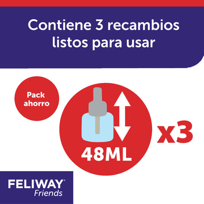 Feliway Friends Recarga 3 uds 48ml