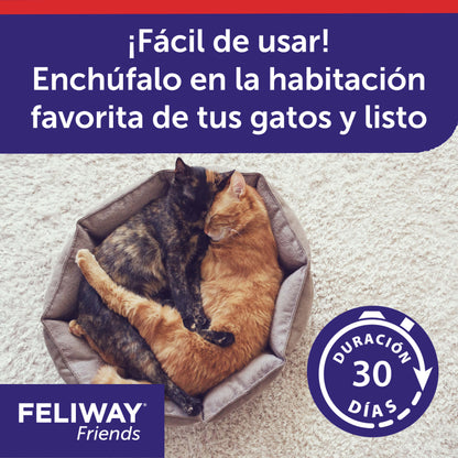 Feliway Friends Difusor + Recarga 48ml