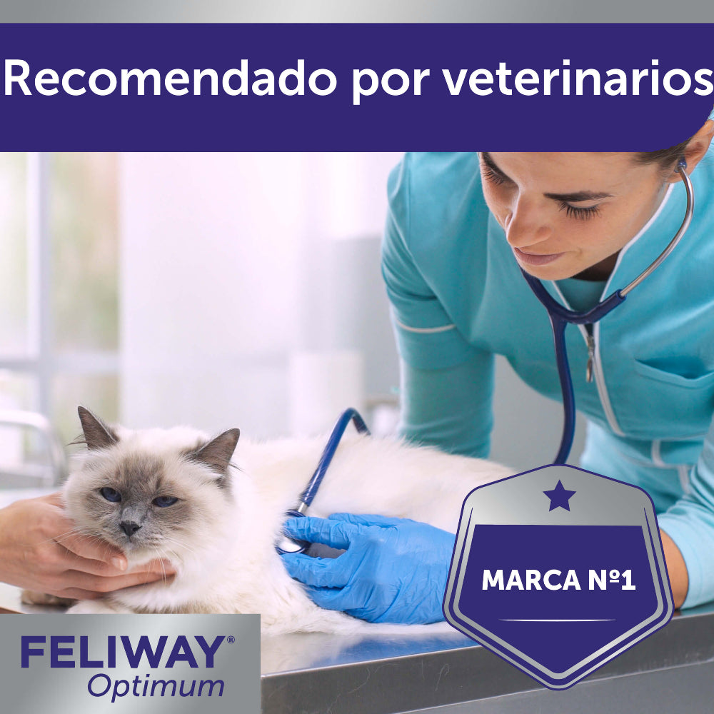 Feliway Optimum Recarga 3 uds