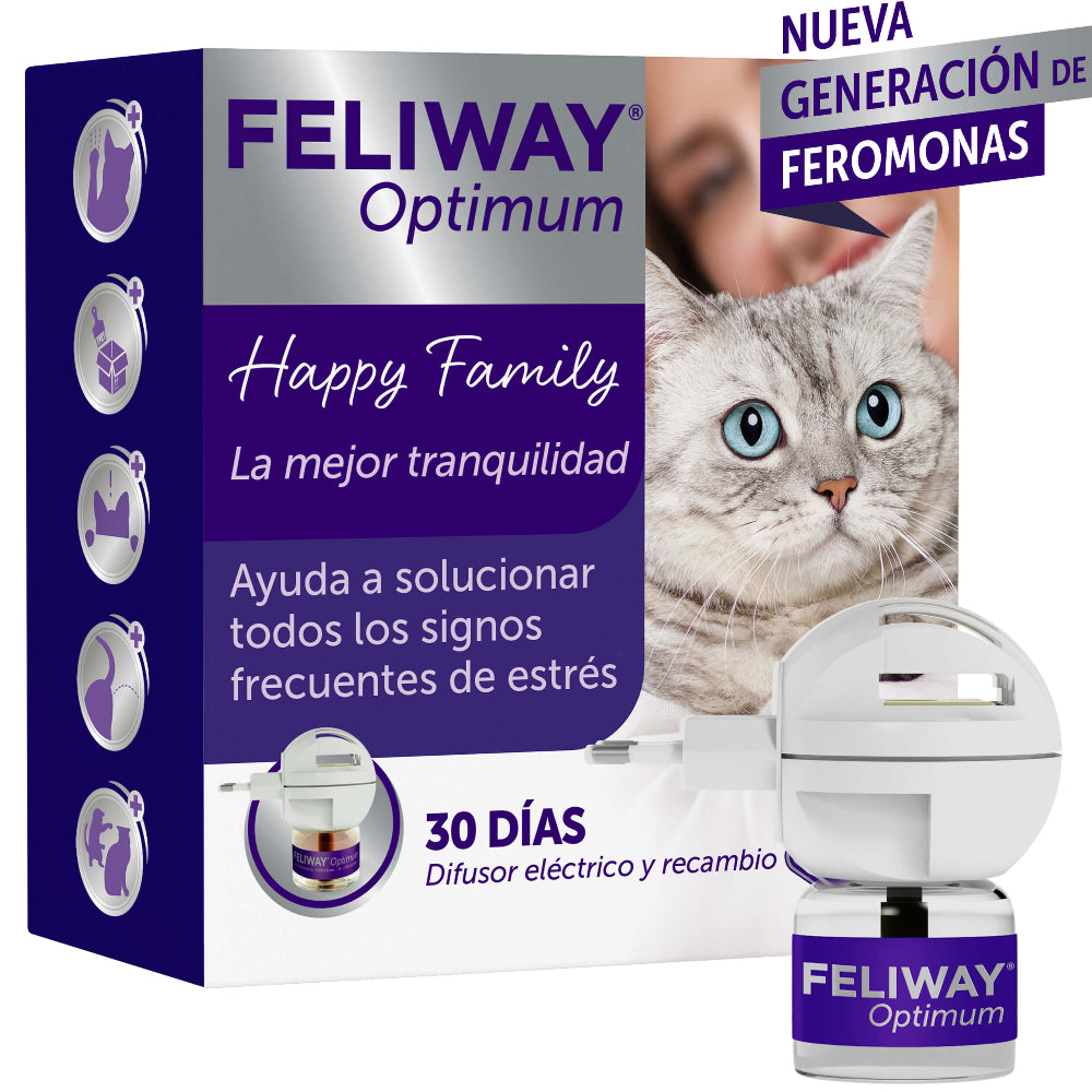 Feliway Optimum Difusor + Recambio 48ml