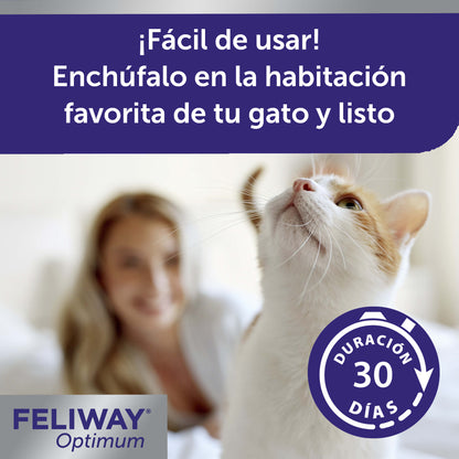Feliway Optimum Difusor + Recambio 48ml