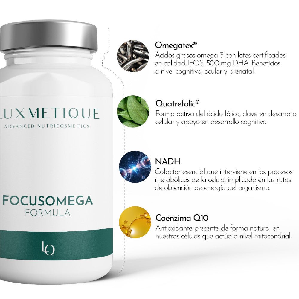 Luxmetique Focusomega Fórmula  60 Cápsulas