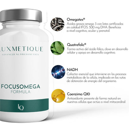 Luxmetique Focusomega Fórmula  60 Cápsulas