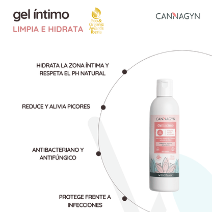 WeBotanix Cannagyn Gel íntimo BIO 250ml