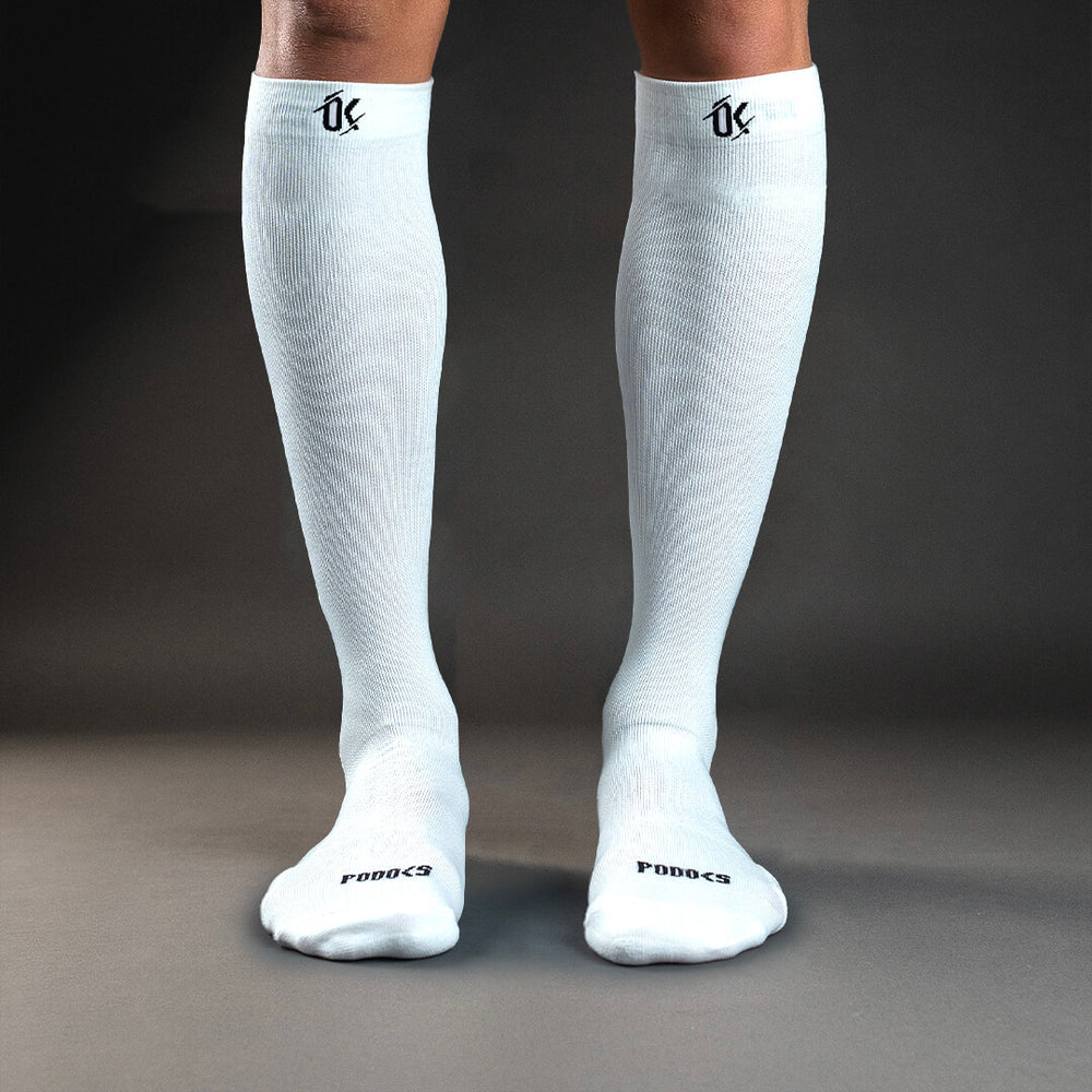 Podoks Calcetines Biomecánicos Confort H6 Piernas Cansadas Blancos TM