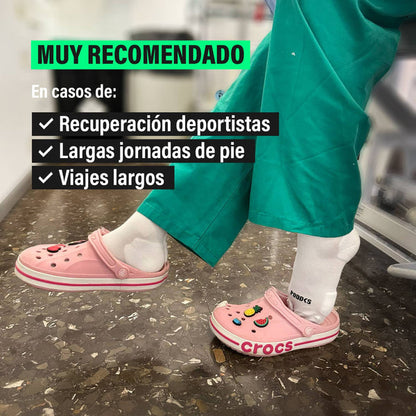 Podoks Calcetines Biomecánicos Confort H6 Piernas Cansadas Blancos TM