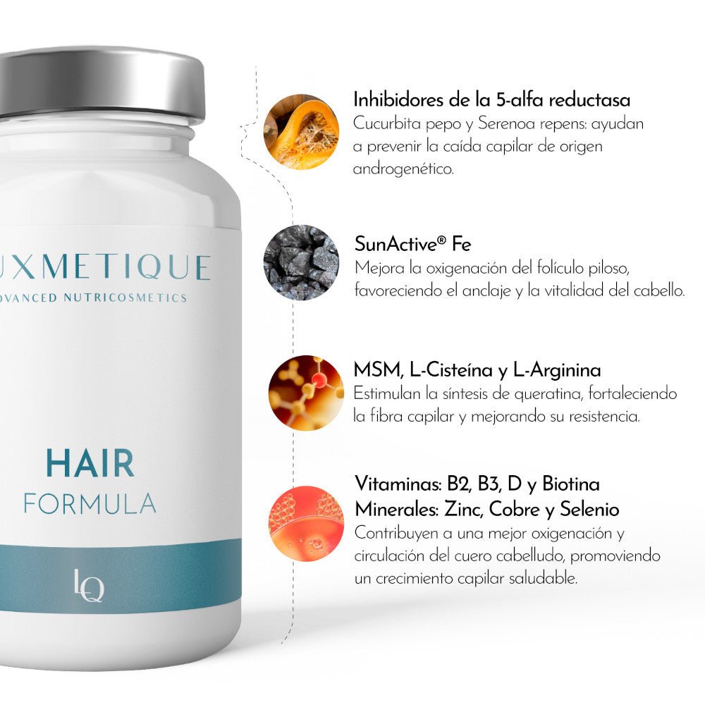 Luxmetique Hair Formula 60 Capsules Cheveux et Ongles