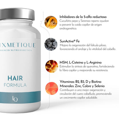 Luxmetique Hair Formula 60 Capsules Cheveux et Ongles