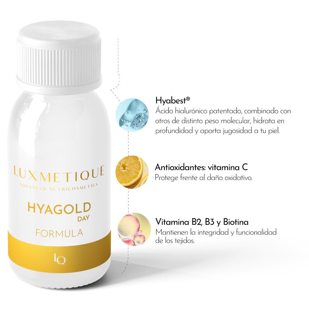 Luxmetique Hyagold Day Formula Hyaluronsäure 15 Ampullen x 30 ml
