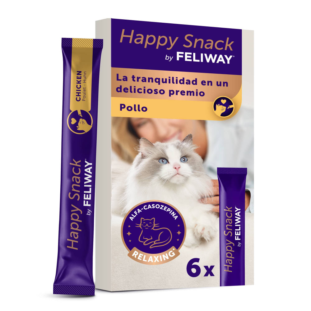 Feliway Happy Snack Crème de Poulet 6 unités
