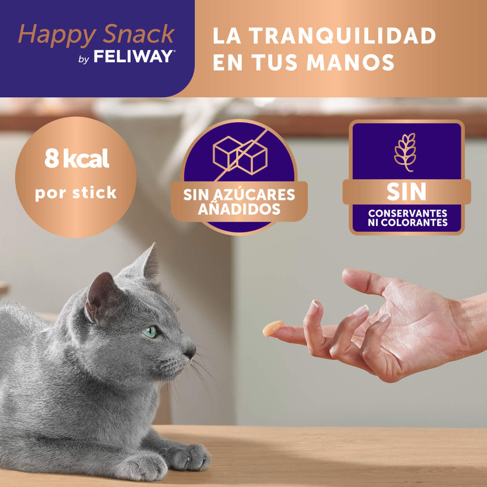 Feliway Happy Snack Crème de Poulet 6 unités