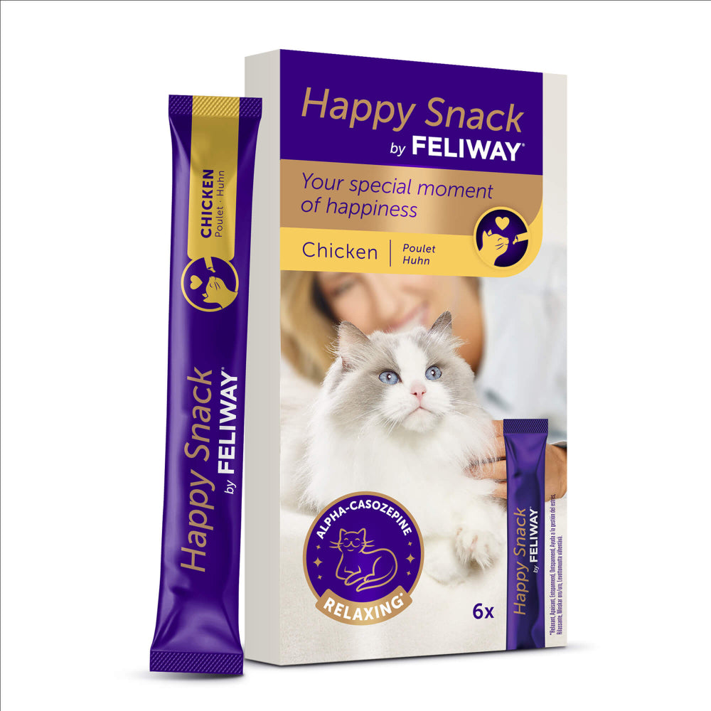 Feliway Happy Snack Crème de Poulet 6 unités