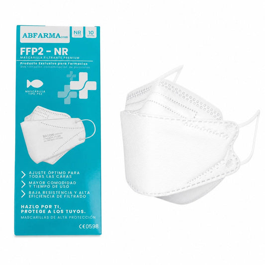 Mascarilla FFP2 Pez Blanca · 20 ud