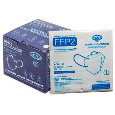 Mascarilla FFP2 Pato Blanca · 25 ud