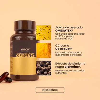 Grow Nutrition Omega 3 Cardiovascular Supplement – 60 Capsules