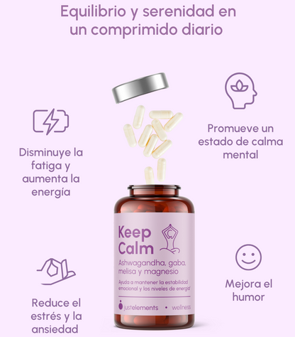 Just Elements Ashwagandha Keep Calm 120 cápsulas
