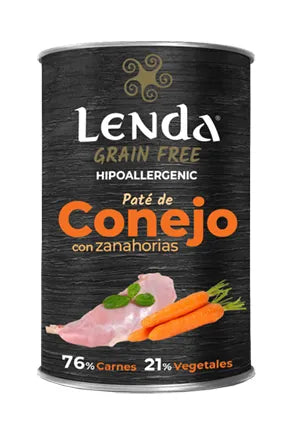 Lenda Wet Perro Conejo 12X400Gr
