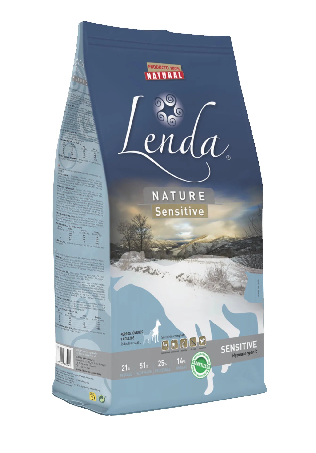 Lenda Perro Nature Sensitive 3Kg