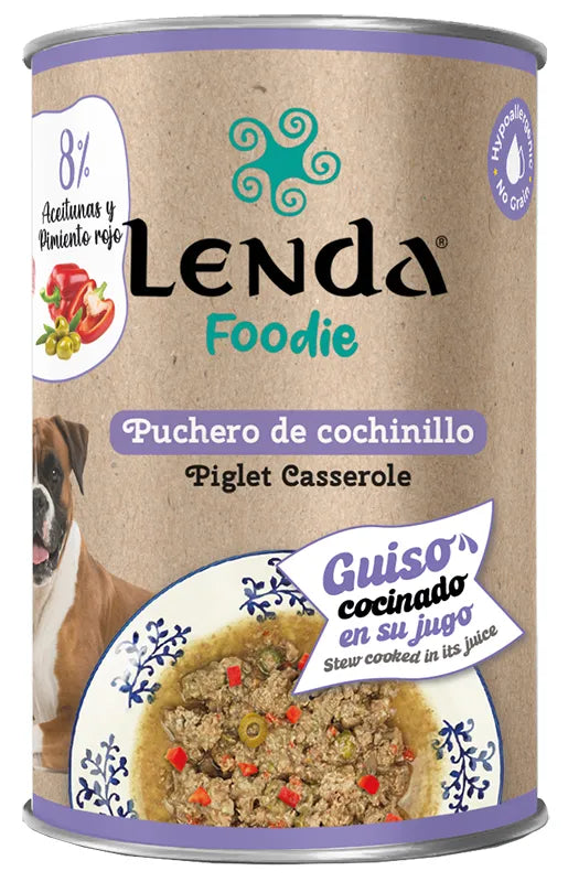 Lenda Foodie Perro Puchero Cochinillo 12X400Gr