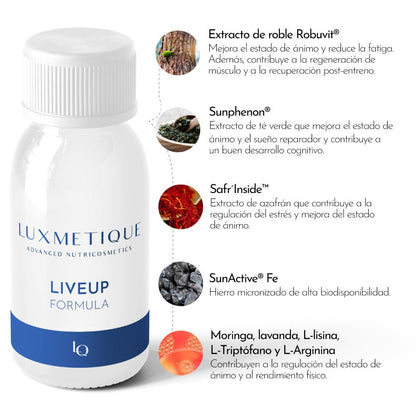 Luxmetique Liveup Formula Énergie 15 Flacons x 30 ml