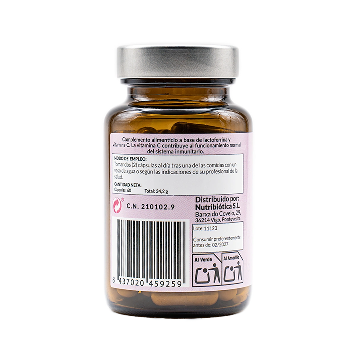 Kiroot Lactoferrina 60 cápsulas