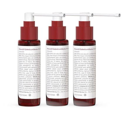 Minoxidil Galenicumderma 50 mg/ml Solución Cutánea 3 Frascos 60 ml