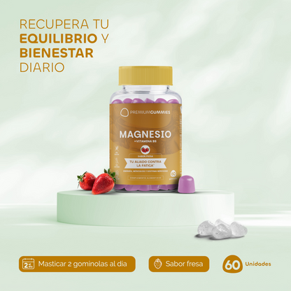 Premium Gummies Magnesio 60 gominolas