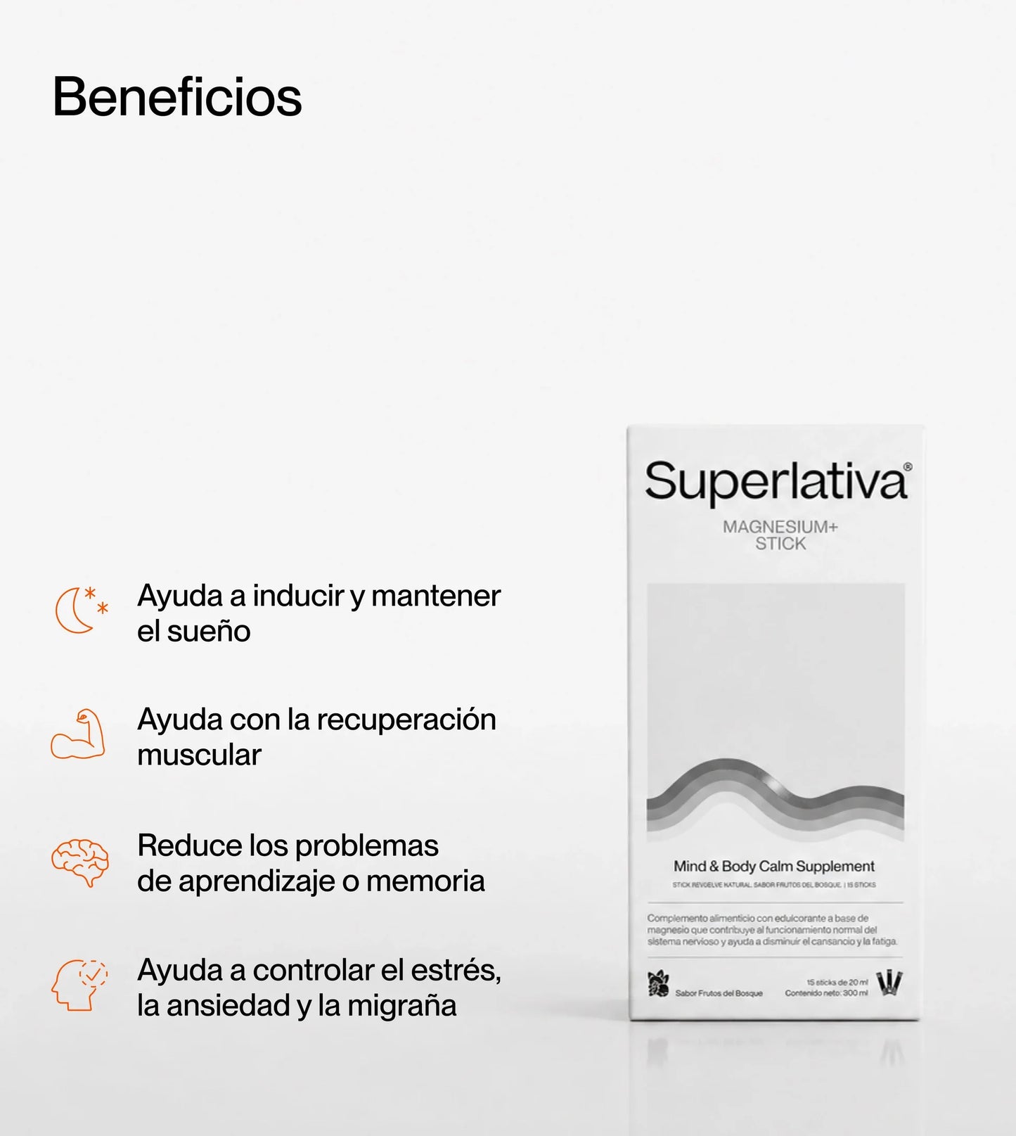 Superlativa Magnesium+ Stick 30 sobres