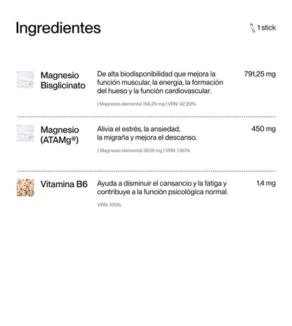 Superlativa Magnesium+ Stick 30 sobres