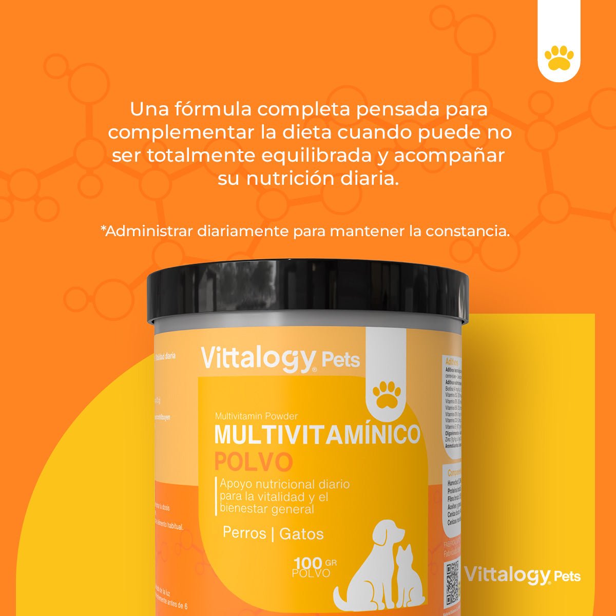 Vittalogy Multivitamínico 2x100 gr【PACK AHORRO】