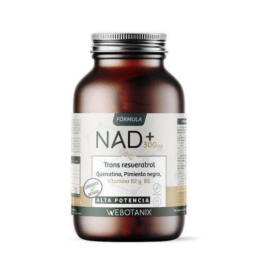 WeBotanix NAD+Resveratrol Fórmula 60 cápsulas