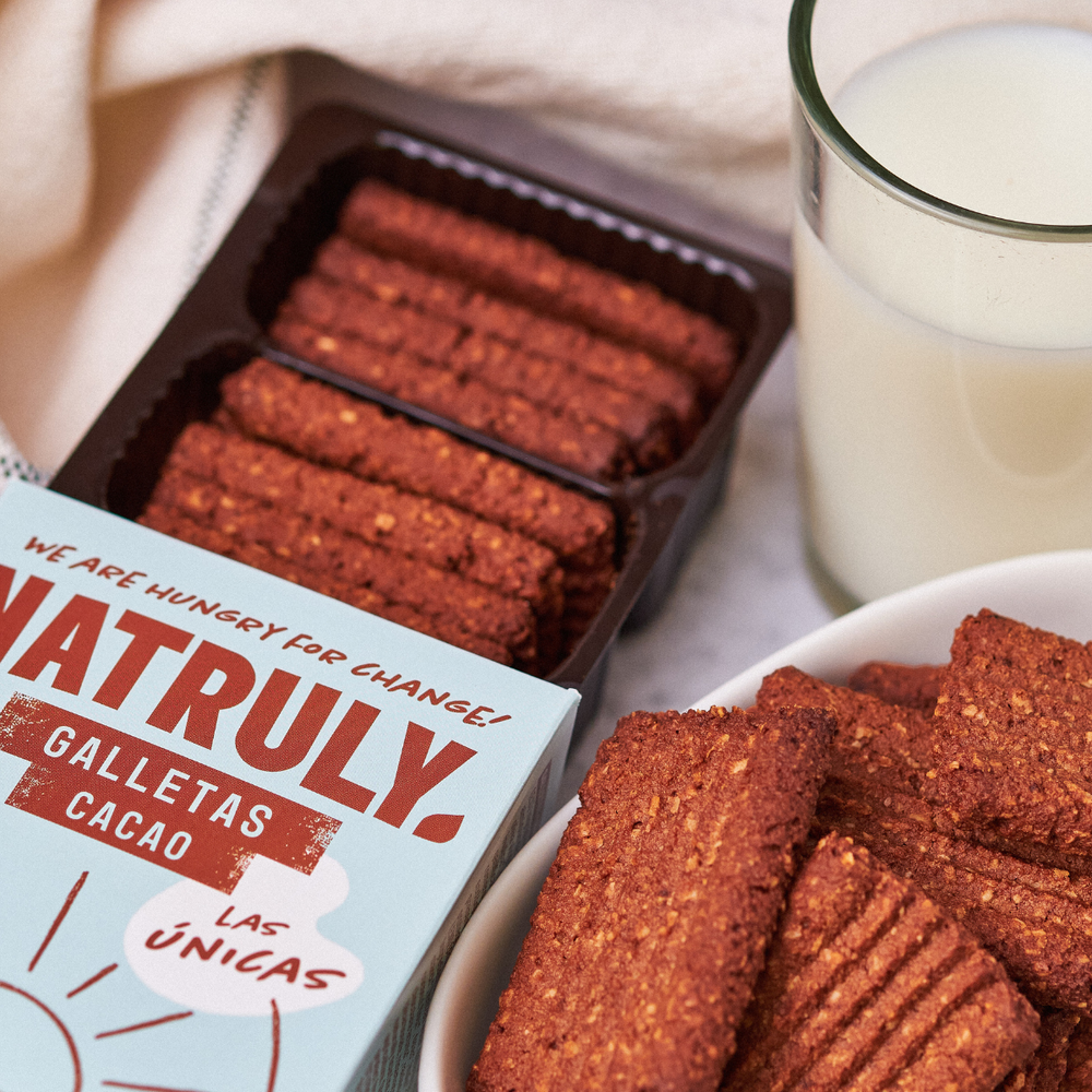 Natruly Galletas cookies sabor cacao BIO 125g