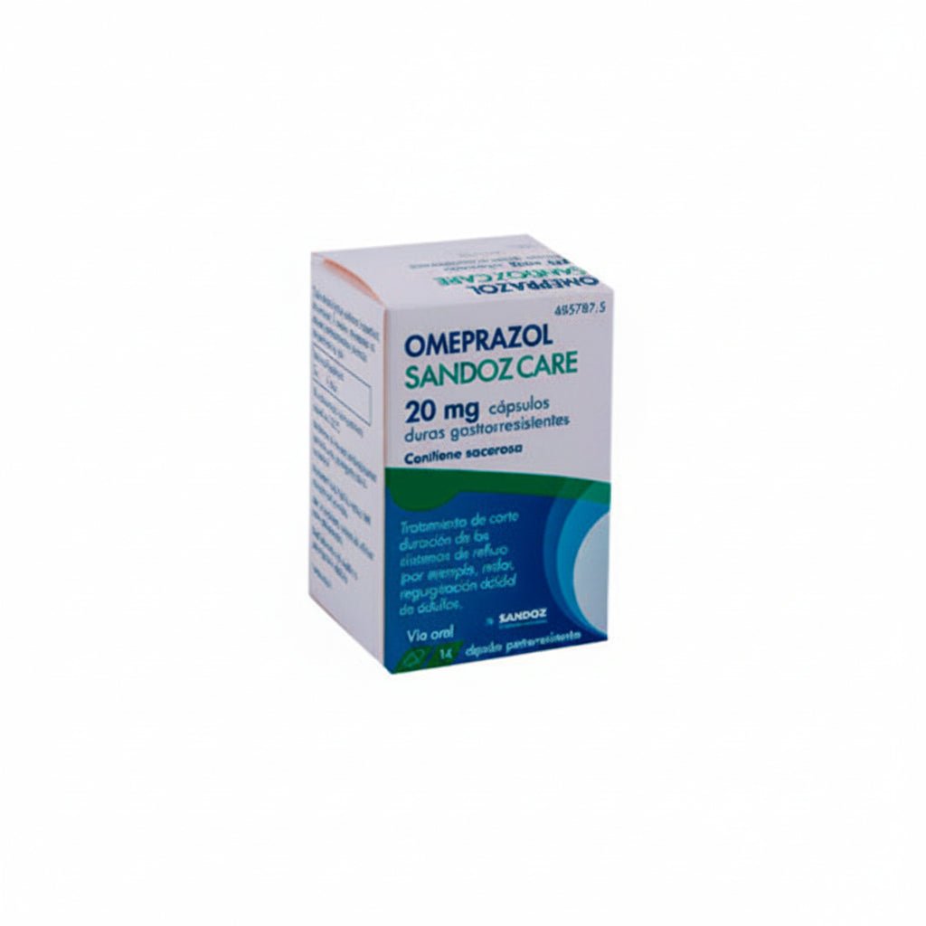 Omeprazol Sandoz Care Efg 20 mg 14 Cápsulas Gastrorresistentes