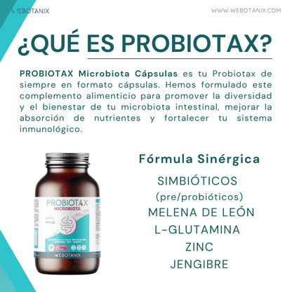 WeBotanix Probiotax Microbiota 60 cápsulas