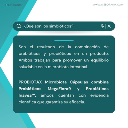 WeBotanix Probiotax Microbiota 30 cápsulas