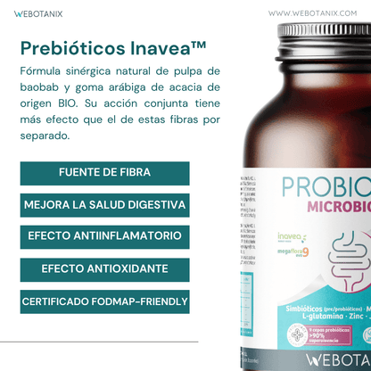 WeBotanix Probiotax Microbiota 60 cápsulas