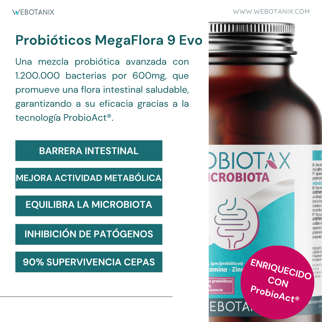 WeBotanix Probiotax Microbiota 60 cápsulas