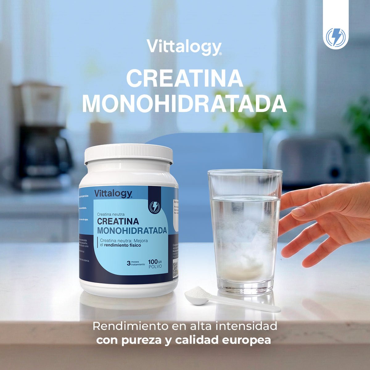 Vittalogy Creatina Monohidratada 300 gr (Pack de 3)