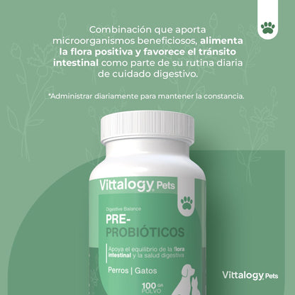 Vittalogy Pre-Probióticos 2x100 gr【PACK AHORRO】