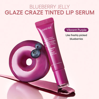 Laneige Glaze Craze Tinted Lip Serum Blueberry Jelly 12g